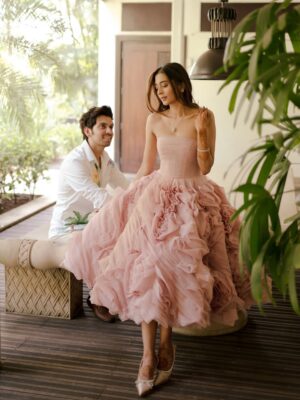 Rutvi Bhatt Instagram - Happy 6th Months Baby 💍 Marrying you is the best decision I’ve ever made 🫶
You are my blessing—
- someone who believes in me more than I do
- someone who knows and handles all my moods effortlessly you
- someone who inspires me to be a better person
& most importantly someone who is my best friend and knows how to make me laugh until my cheeks hurt!
🫶 Here’s to a beautiful life together baby
I love you ✨