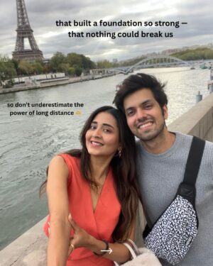 Rutvi Bhatt Instagram - People look at me like I’m crazy when I say — the reason we’re still together, and now married is because we did ✨ Long Distance ✨
Yes, it’s one of the hardest things we’ve ever done and yes I cried so many nights cause I missed him and wanted a hug or wanted to be a “normal couple” 🥹
🫶 But in hindsight— the years we spent together on the phone getting to know each other.. no distractions, no fun.. just pure love and longing for each other. That’s what kept our relationship strong
🌎 the beauty of a long distance relationship is exactly this — u get to love each other for who you are as a human being — nothing else and that’s powerful 💪🏽
🤍 So stay strong and never give up cause it’s worth it ✨
.
.
.
.
.
.
.
.
.
.
.
#emotional #emotions
#failure #hardwork #success #grind #emotionalintelligence #emotions
#longdistancerelationship #longdistancecouples
#couples #relationshipgoals #datingadvice
#relationships #fights #mindset #mentor #love #couples #couplegoals #date #couplegoals #mindset #desicouple #indian #india #mumbai #delhi #motivation