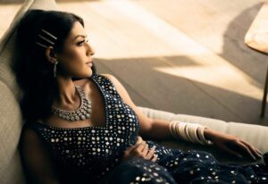 Rweehma Roy Instagram - Expressing the desire to get away 🧿 Wearing @thesilkknot Hair&Makeup @hmbyharpreet Jewelry @thelostbangle photography @tigerleonphotography @memorable_momentsp