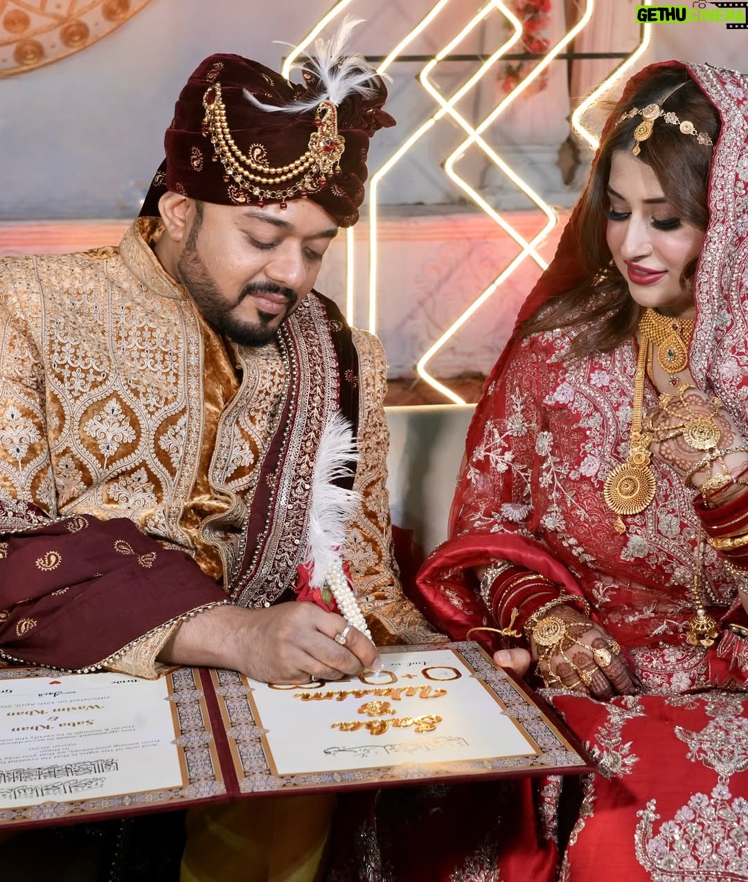 Saba Khan - 101.2K Likes - “Alhamdulillah ✨ Some blessings are embraced in quiet until the heart feels ready. Today, with gratitude and faith, I share my Nikah journey with you all.
“The girl you supported, cheered for, and loved in Bigg Boss has now stepped into a new chapter of life. Looking forward to your blessings and prayers as I begin this sacred journey of Nikah. 
Love, Saba 🤍”
 #SabawedsWaseem
.
.
#SabaWedsWaseem #Nikah #NikahVibes #NikahDiaries #NikahCeremony #NikahCelebration #WeddingVibes #WeddingSeason #WeddingDiaries #ShaadiVibes #ShaadiSeason #DesiWedding #NikkahMubarak #Alhamdulillah #NewBeginnings #sabakhan
