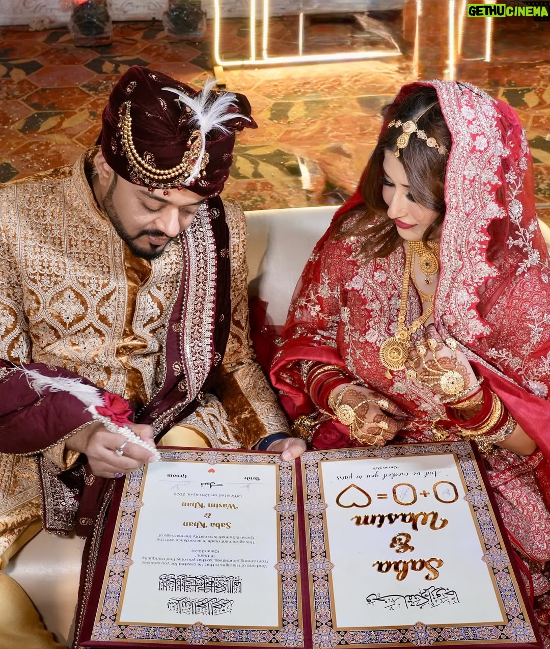 Saba Khan - 101.2K Likes - “Alhamdulillah ✨ Some blessings are embraced in quiet until the heart feels ready. Today, with gratitude and faith, I share my Nikah journey with you all.
“The girl you supported, cheered for, and loved in Bigg Boss has now stepped into a new chapter of life. Looking forward to your blessings and prayers as I begin this sacred journey of Nikah. 
Love, Saba 🤍”
 #SabawedsWaseem
.
.
#SabaWedsWaseem #Nikah #NikahVibes #NikahDiaries #NikahCeremony #NikahCelebration #WeddingVibes #WeddingSeason #WeddingDiaries #ShaadiVibes #ShaadiSeason #DesiWedding #NikkahMubarak #Alhamdulillah #NewBeginnings #sabakhan