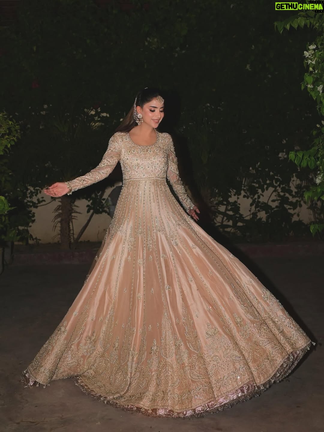 Saboor Aly - 354.6K Likes - Dressed for the season, glowing together @saadbinshahzad_official & @bemenofficial_ 🕊️

📸 @omgmoods 
💄 @faizas.salon 
💎 @zevargram 
🫶🏻 @iamwaleednadeem