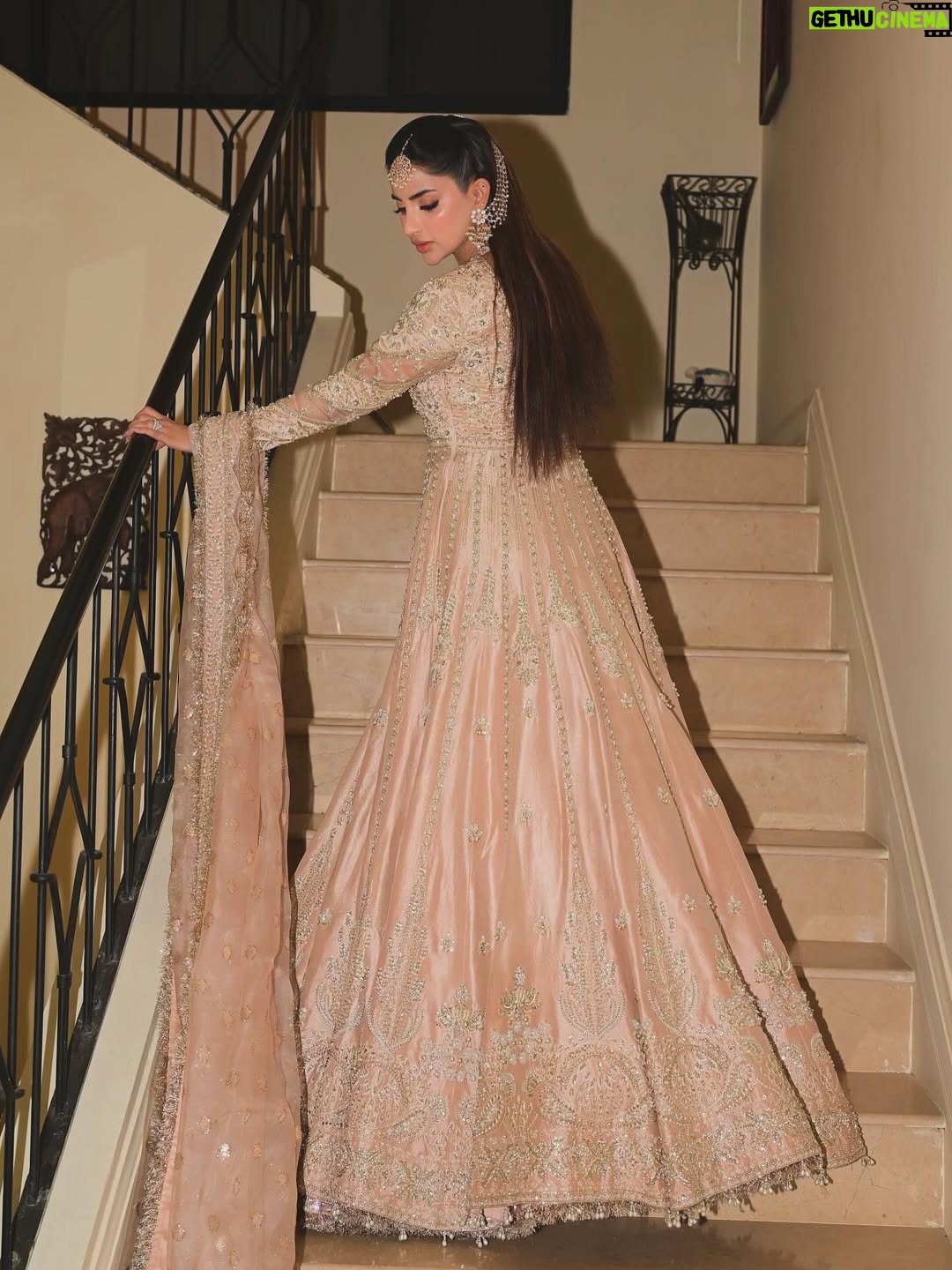 Saboor Aly - 354.6K Likes - Dressed for the season, glowing together @saadbinshahzad_official & @bemenofficial_ 🕊️

📸 @omgmoods 
💄 @faizas.salon 
💎 @zevargram 
🫶🏻 @iamwaleednadeem