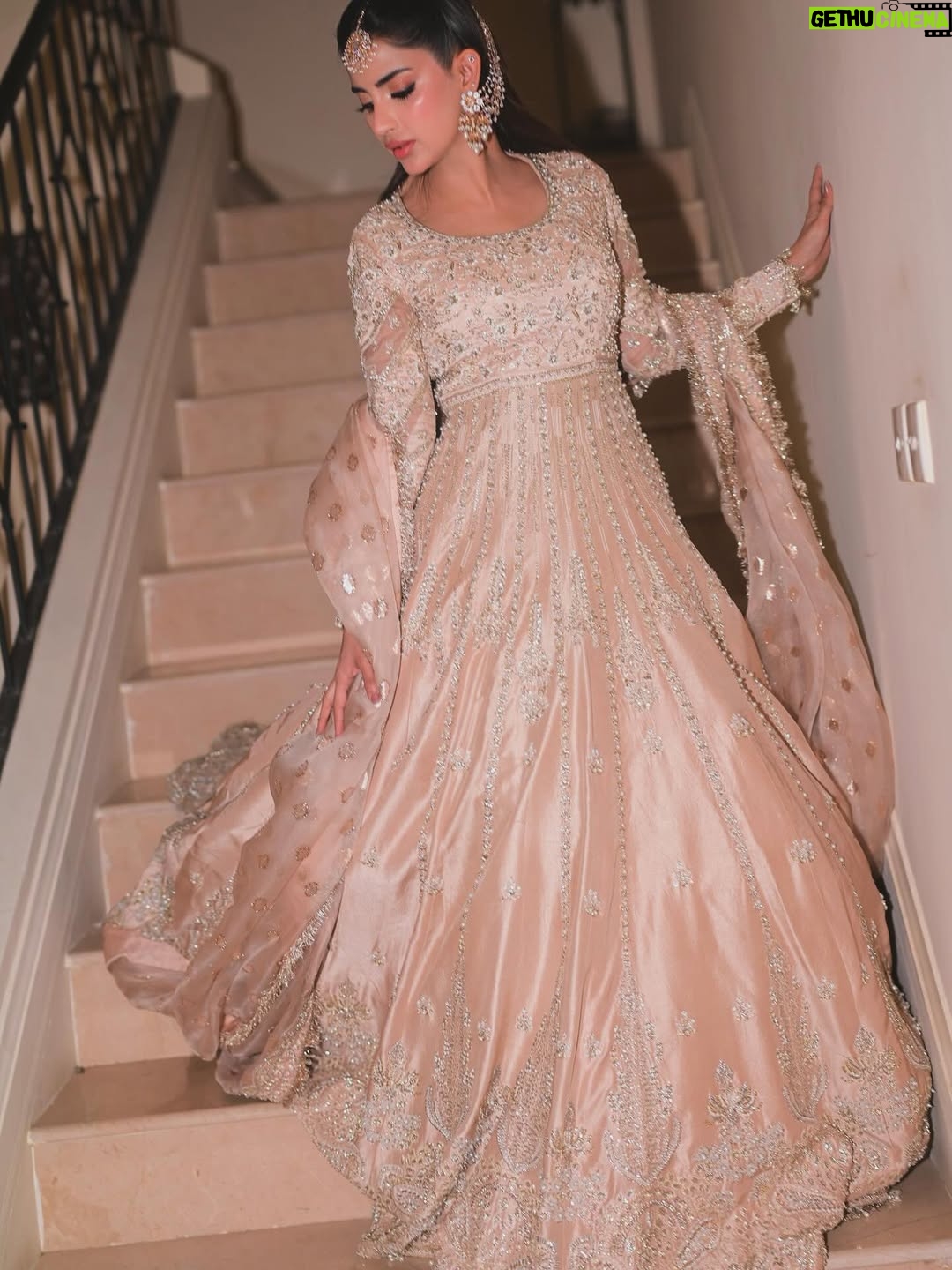 Saboor Aly - 354.6K Likes - Dressed for the season, glowing together @saadbinshahzad_official & @bemenofficial_ 🕊️

📸 @omgmoods 
💄 @faizas.salon 
💎 @zevargram 
🫶🏻 @iamwaleednadeem