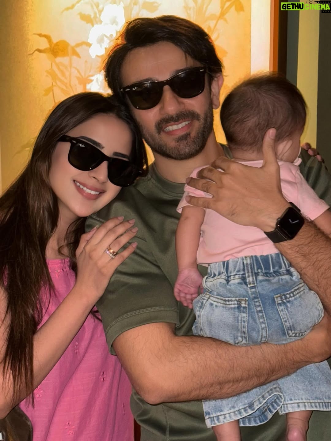 Saboor Aly - 411.7K Likes - We are lucky to call you OURS ♥️
Happy Birthday to my love, my partner, and the best father I could’ve dreamed of for Serena 
You’ve given Us the most beautiful journey of love.
You’ve been the most supportive Husband and the gentlest, kindest father to Serena. I’m beyond grateful to walk this journey with you by my side 
Serena and I celebrate you today and always 
You are truly the heart of our little family 🫶🏼