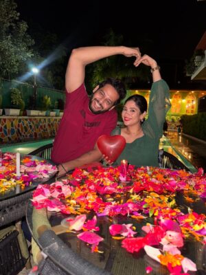 Saima Instagram - Two hearts❤️💚, two faiths🛕🕌, one love story👩❤️👨
To @chitralekhaboutiqueresort — thank you for wrapping our night in magic, romance, and memories we’ll hold close forever