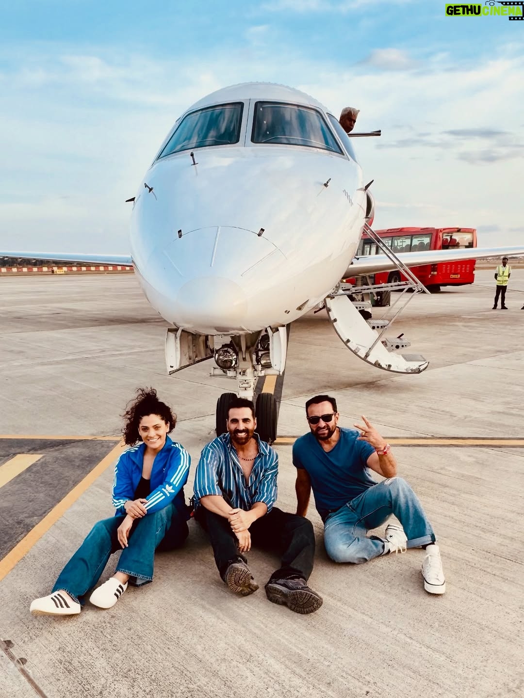 Saiyami Kher - 94.4K Likes - Wrapped the Ooty schedule of Haiwaan with a heart full of gratitude.
@akshaykumar Sir and Saif Sir’s kindness, energy, wit, warmth, and generosity have given me memories I’ll be cherishing for a lifetime. Working with them has been equal parts learning and laughter. With both of them around there is constant laughter guaranteed. @priyadarshan.official Sir’s style of working makes room for the best atmosphere, along with our coolest producers. This picture says it all, good journeys are always about the company you keep. What a schedule, what a ride!

@kvn.productions @thespianfilms_ind @satishfenn @shailajad #haiwaan