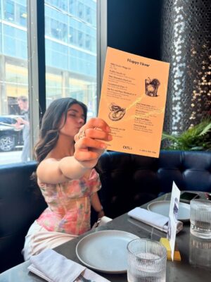 Sakshi Choudhary Instagram - Got cute ➝ found a gem ✨
@cktl.co has the vibe 🍸💕 The food? Pretty & perfect.
The happy hours? Unreal — Mon–Fri, 2–5pm & 9–close. 🍹
say less 🤌
.
.
.
#torontoinfluencer #cktl #torontolife #explorepage✨