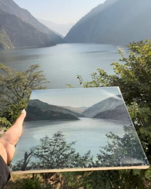 Sakshi Khullar Instagram - Few of my fav plein air greens ā°ļøš¤ collecting memories š¤
#sakshikhullarart #livepainting #pleinairpainting #gouachepainting
