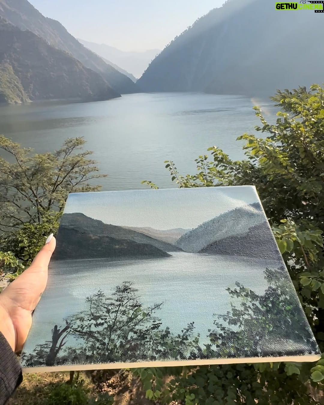 Sakshi Khullar - 13K Likes - Few of my fav plein air greens ⛰️🤍 collecting memories 🤍
#sakshikhullarart #livepainting #pleinairpainting #gouachepainting