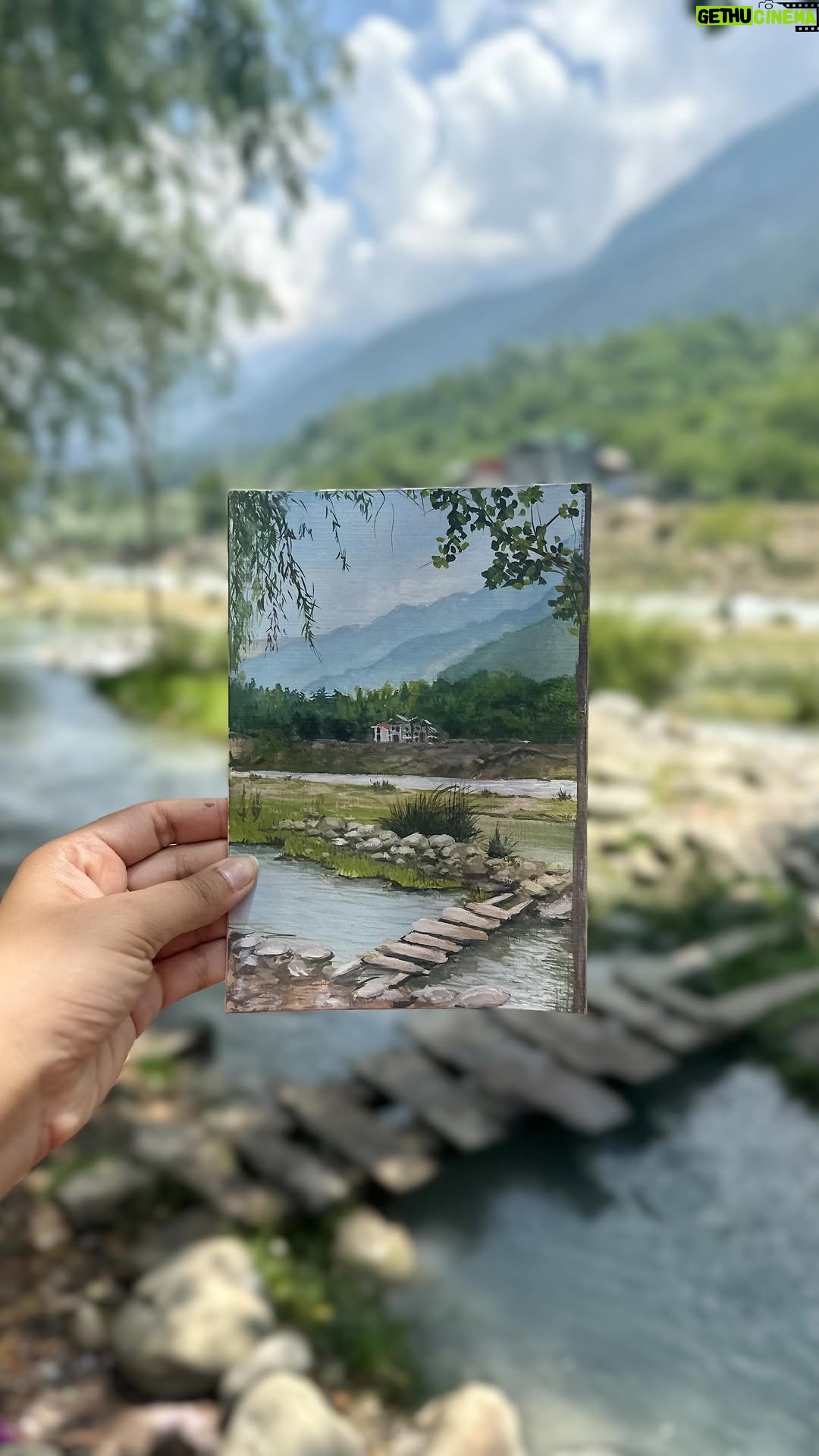 Sakshi Khullar - 173.8K Likes - In direct conversation with nature..part♾️
#sakshikhullarart #pleinairpainting #gouachepainting #natureinspires