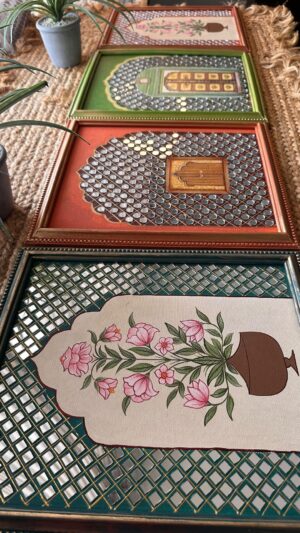 Sakshi Khullar Instagram - When I care for details 🌸….
#jharokhas #sakshikhullarart