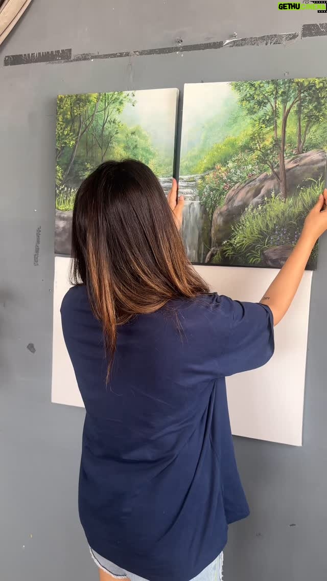 Sakshi Khullar - 9.7K Likes - Endlessly inspired by nature 🌿
#sakshikhullarart #natureinspiration #waterfallart #acrylicpaintingoncanvas
