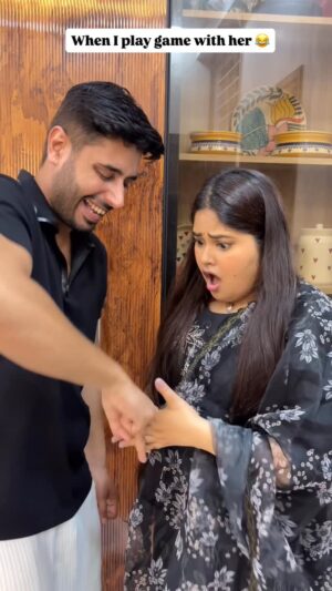 Sakshi Rajawat Instagram - Aage se koi game nhi khelunga iske sath 🥺😭
.
.
#like #explore #instagram #share #trendingreels #insta #jaipuriajodi #love #couplegoals #reelsinstagram #reel #reelitfeelit #reelkarofeelkaro #viral