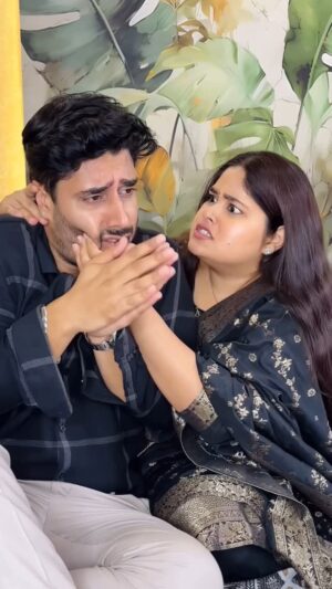 Sakshi Rajawat Instagram - Dar lag rha tha 😨🥹😅
.
.
#reel #like #explore #instagram #share #trendingreels #jaipuriajodi #insta #love #couplegoals #reelsinstagram #explore #comedy #viral #funny