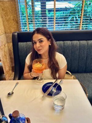 Sakshi sharma Instagram - Sunday brunch made perfect with our favourite Italian food at @celinimumbai , one of the best for Italian meals . 
Had a wonderful time , food , Aperol , tiramisu , espresso..uff . 
#styledwithgumani #livinginwithGGandP #GGeatsout #sundaybrunch 
#hosted