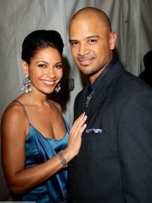 Salli Richardson-Whitfield Instagram - This love!!!!! Happy anniversary to the woman I call Mrs Whitfield.  23 years ago we became a dynamic duo in love and life.  And today we are still rockin. 

We’ve been together for 28 years but 23 years and husband and wife and I couldn’t be prouder of what we have built together. 

Baby, you will never have to feel like you aren’t covered in this life.  I will always be your body guard and your rock.  I love you now and forever. 

Signed, 

Your boyfriend and husband.