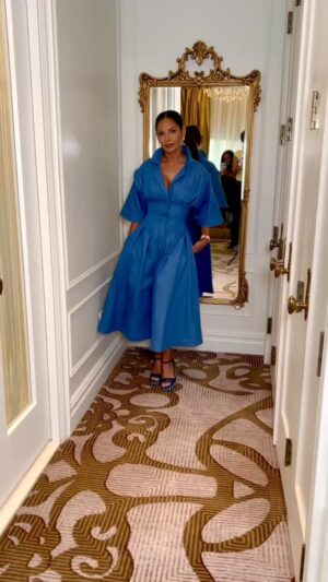 Salli Richardson-Whitfield Instagram - TASK Press look for the day. @liza_vassell you always style me to perfection. @kingandtuckfield @lesilla @gianttogroup and thank you @ashleylorrington and @reneegarnes for jumping in and making me look beautiful #task @hbo