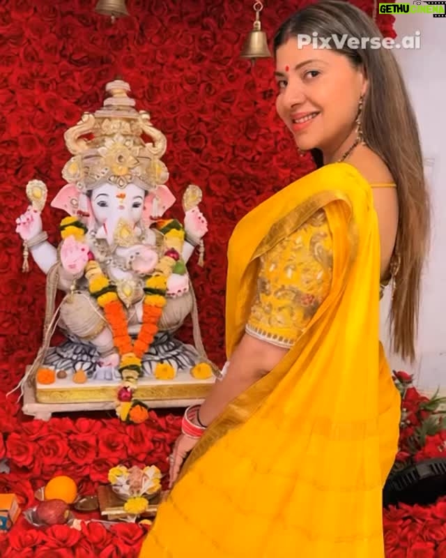 Sambhavna Seth - 109K Likes - Is  Baar Bappa ne kuch aisa Hi Kiya❤️

Thank you @nimi_makeoverr for generating this beautiful video