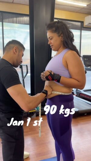 Sameera Reddy Instagram - 90kg & 43-37.5-44 there I said it ! My measurements of Jan 1st 2025. I woke up this year feeling like crap . I don’t know where and when I let go last year ! So I’m going in for a lifestyle change this year . 2025 is going to a challenge but with determination , nutrition , weight training , yoga & faith I’ll get there. #fitnessjourney @ashwyn_tlc you are my rock and I can’t wait to see the results ! ❤️💪🏼