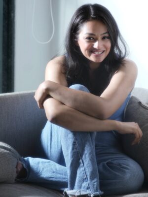 Samiksha Jaiswal Instagram - In case no one told you today —
You don’t have to shrink to be loved.
You don’t have to be quieter, smaller or easier to digest.
The right people will hold space for the whole of you — your loud laugh, your complicated thoughts, your passion, your softness. 
You are not “too much.”
You are just enough. 💙
.
.
.
.
.
.
.
.
.
.
.
📸 @virajjoshiii