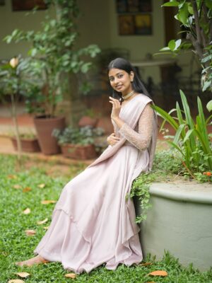 Sanjana Instagram - Just me, being cute 🎀✨
Outfit : @dresscape_ 💚
#outfitoftheday #instapost