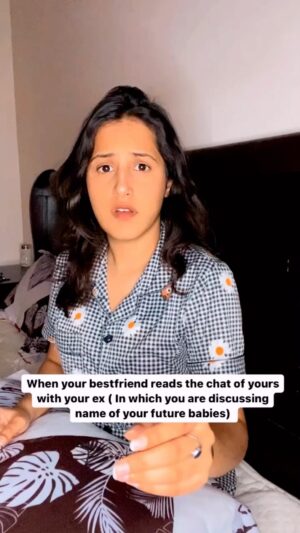 Sanjana Jagga Instagram - शर्मसार situation 🤣
.
.
.
#relatable #bestie #bestfriend #bestfriend #surrey #vancouver #toronto #alberta #calgary #sanjanajagga