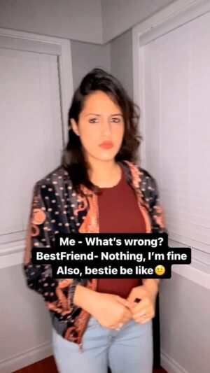 Sanjana Jagga Instagram - Tag your bestie 🤣
Ib- A meme
#memes #relatable #friends #bestfriends #relatablememes #hindimemes #jealous #bestie