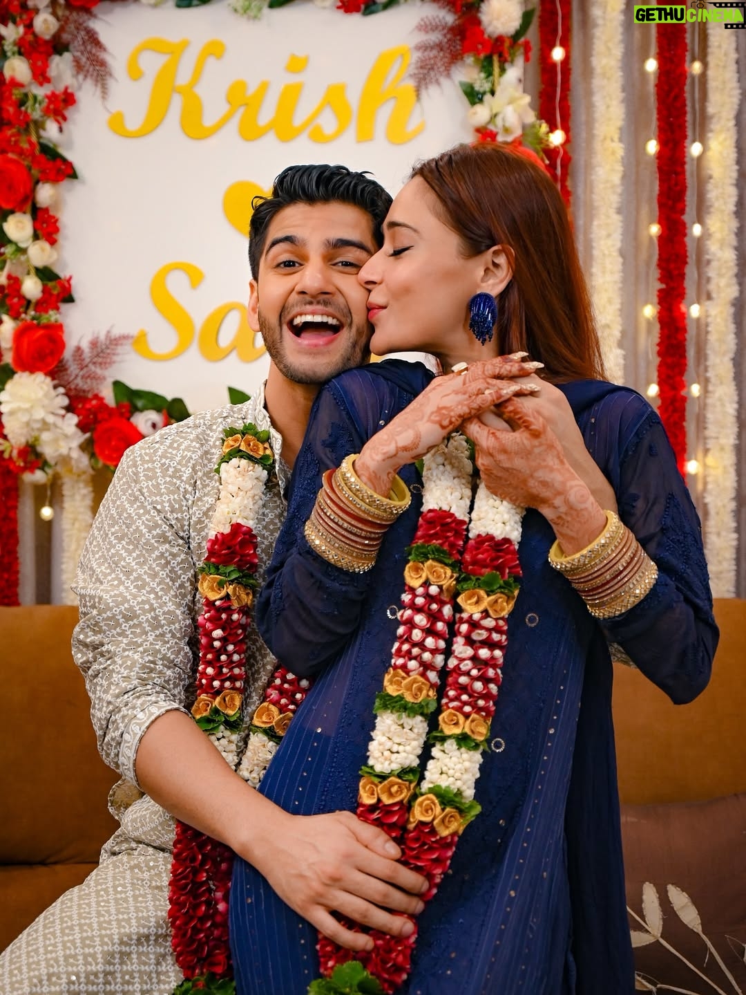 Sara Khan - 104K Likes - Sealed Together ♾️
Two faiths. One Script. Infinite Love..
The signatures are sealed. 
 ‘Qubool Hai’ Se ‘Saat Phere’ tak ,the vows await this DECEMBER -  Two hearts, Two cultures, One Forever. 
Our love story is crafting a union where faiths blend, not divide. 
Because when Love is the headline,
Everything else becomes a beautiful subplot.
So give us your blessing as this union is for all. 
#KriSa
#saraforkrish
#BrandedwithLove
#madeinindialove