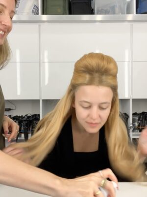 Sara Waisglass Instagram - IT’S MOUSSE!!!!!
The Wellsbury theatre budget popped off with this one. I love everyone who made this a reality. Amber, Claire, Shelley - you freakin masterminds. Stacey, who I screamed with when she put the blonde wig on me for the first time. Our original music team, Ben and Lili❤️my mousse teammates, Tameka, Agape and Humberly❤️and all our lovely writers!
Thank you Ginny and Georgia for always letting me live the dream!!!
