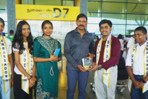Saranya JaiKumar Instagram - POLO Research Organisation in association with Consulate General of India at Jaffna has organised a series of motivational talks for students by Dr Sylendra Babu IPS at Jaffna , Batticaloa , Trinco and Vavuniya . My student ambassadors were at the airport today for the send off . Thanks to Thevan sir for the support . 

Dr Saranya Jaikumar
President , POLO Research 
www.thepoloresearch.com