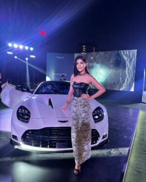 Sargam Koushal Instagram - At the launch of @astonmartin Vanquish
@astonmartinnewdelhi
@tajlandsend
