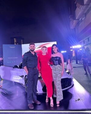 Sargam Koushal Instagram - At the launch of @astonmartin Vanquish
@astonmartinnewdelhi
@tajlandsend