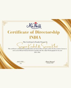 Sargam Koushal Instagram - It’s official. It’s real. It’s HERE.
We are beyond thrilled to announce the launch of Elevitta Mrs India World @elevittamrsindiaworld – a celebration of strength, beauty, purpose, and power.
A heartfelt thank you to @mrsworldpageant, the Mrs. World Organization, and the incredible team at Mrs. World Inc. for placing their trust in us. We are honoured to hold the official national directorship license for India.
This moment is more than a milestone – it’s a legacy in the making.
Here’s to every woman who’s ever dreamed big. The stage is yours now.
Let the crown journey begin.
With love,
Sargam Koushal & Serena Khat
@sargam3 @serenakhat
National Directors,
Elevitta Mrs. India World
#ElevittaMrsIndiaWorld #MrsIndiaWorld #MrsWorld #OfficialAnnouncement #DreamsDoComeTrue #PageantPower #IndianQueens #LegacyBegins #CrowningMoments #NationalDirectors #SargamKoushal #SerenaKhat #WomenOfPower #BeautyWithPurpose #MrsWorldIndia #RoyalReign #CrownWithConfidence #MrsWorldOfficial #ThankYouMrsWorld #IndiaAtMrsWorld #PageantRoyalty #ElevittaLegacy #WomensEmpowerment #TheCrownCalls