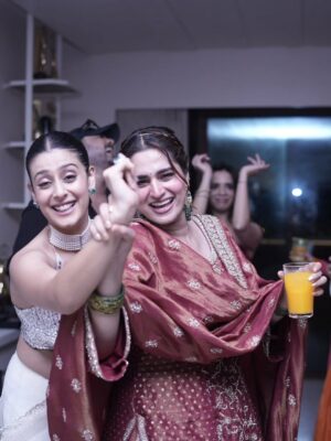 Sargun Mehta Instagram - The 1st diwali at our "Saubhagya" ❤️🧿