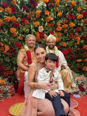 Sarunrat Visutthithada Instagram - So happy to witness your love and happiness on this special day 🩷🫶🏻 thank you for having us as part of your big moment! @turktk Congratulations once again 🎉🥰
