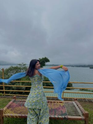 Sawan Rupowali Instagram - In Suit , am I soo perfect ?🥺🙈❤️

Suit by @puja_fabric_art
