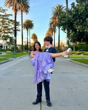 Scarlett Estevez Instagram - The best time with the best person ❤️ Prom ✔️