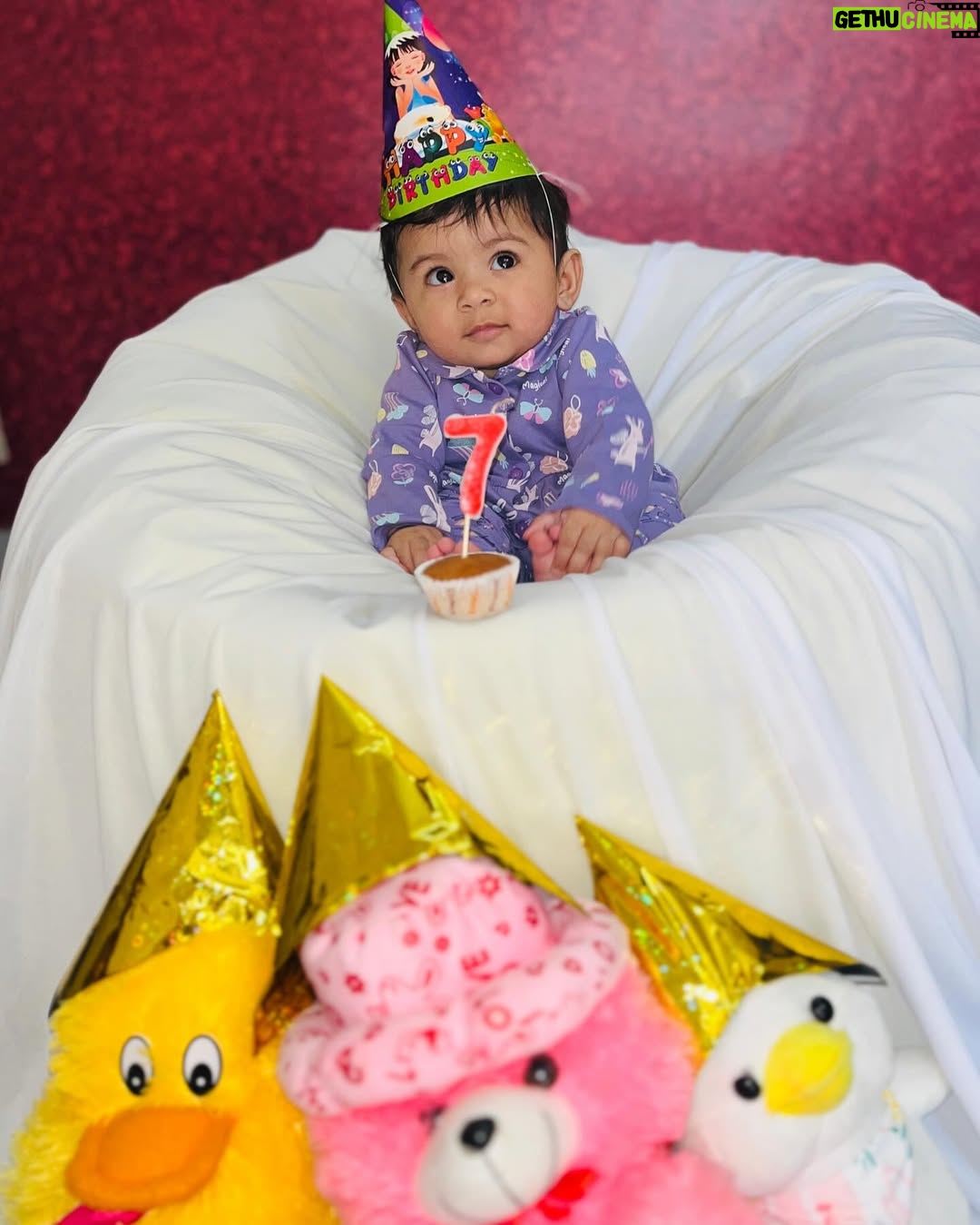 Shailu Mehta - 3 Likes - 💜Celebrating seven months of pure cuteness 🐣and endless joy💜
#sparshkipranshi😘♥️ 

.

.

#snappylovers👻💕 #cute #love