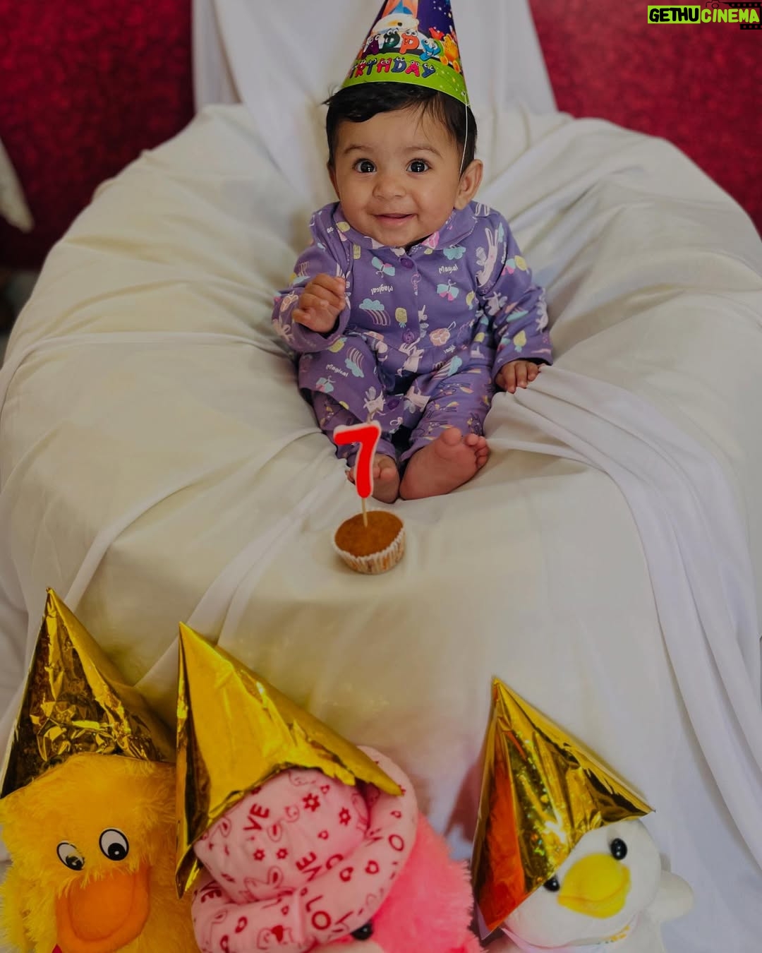 Shailu Mehta - 3 Likes - 💜Celebrating seven months of pure cuteness 🐣and endless joy💜
#sparshkipranshi😘♥️ 

.

.

#snappylovers👻💕 #cute #love