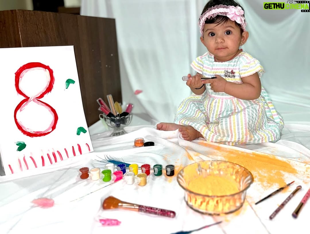 Shailu Mehta - 3 Likes - Making memories with my little one at 8 months is simply priceless . . . 💕🎨
#sparshkipranshi😘♥️ 
.

.

#cute #instagram #womensfashion