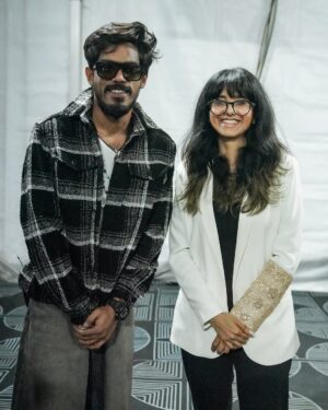 Shakthisree Gopalan Instagram - With my favrt 🎶 @shakthisreegopalan thank u❤️