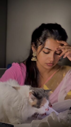 Shalini SJ Instagram - With my cutie kalyani🥰🥰🥰🥰
All poocha premikalkai dedicating this song 🤣🤣🤣

#cat #fyp #trendingreels #reelinstagram #instagood👍 #catcuties #catvideoss