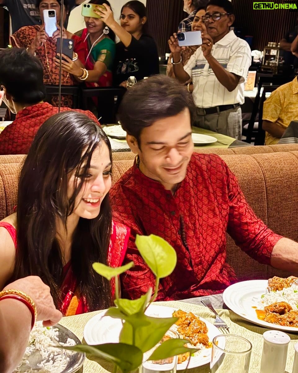 Sharly Modak - 37.2K Likes - 28/4/2025 had our last meal as bachelors ✨❤️