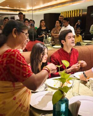 Sharly Modak Instagram - 28/4/2025 had our last meal as bachelors ✨❤️