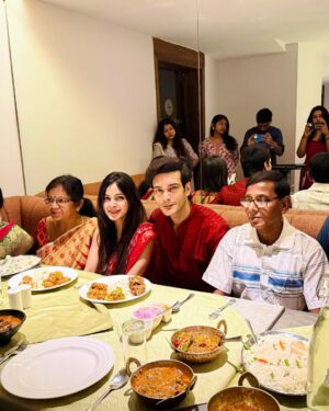 Sharly Modak Instagram - 28/4/2025 had our last meal as bachelors ✨❤️