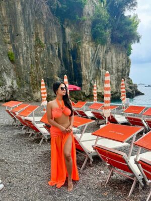 Sharmiela Mandre Instagram - Sunsets   pasta = 🧡🧡🧡
