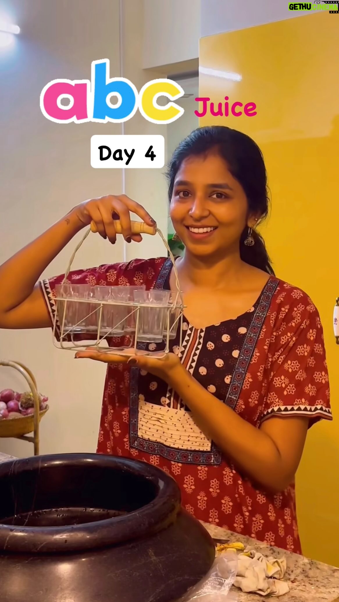 Sharmika - 26.3K Likes - Day 4 ABC juice ♥️