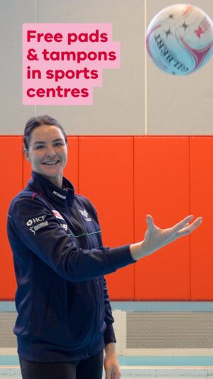 Sharni Layton Instagram - Great news for people who menstruate! 🩸 
 
Free pads and tampons are being rolled out across major venues like sports centres. ⚽🏐🎾🏉 
 
We caught up with Sharni Layton, former netball captain of the Australian Diamonds. She is currently the defensive coach for the Melbourne Vixens. 
 
Sharni told us how stressful it was dealing with her period and how it affected her performance on game day. Something many people who menstruate can relate to. 
 
The truth is, a lot of people avoid playing sport on their period. It can be expensive, uncomfortable and unpredictable. 
 
That’s why having free pads and tampons in major venues like the State Sports Centre is such a game changer. 🏑 
 
It’s all about breaking down barriers and making sport more accessible for everyone. ⛹️‍♀️ 
 
Want to find a free pads and tampons machine near you? Visit the link in our bio.