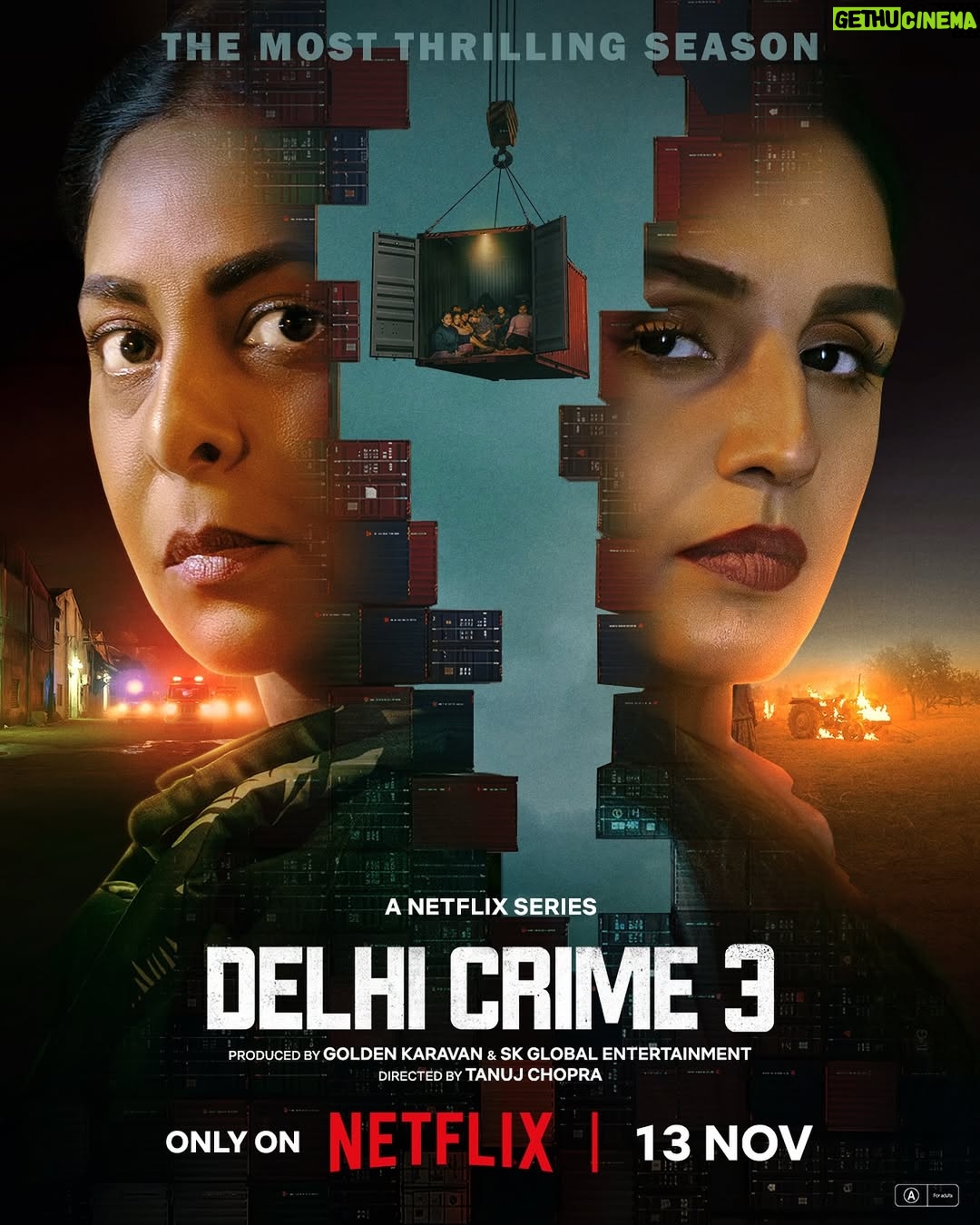 Shefali Shah - 54.8K Likes - Khauf ko milega jawaab kanoon se, jab Madam Sir takrayegi Badi Didi se.
Watch Delhi Crime Season 3, out 13 November, only on Netflix.

#DelhiCrimeS3OnNetflix @chopsfilms @apoorvarb @Mho156  @florencesloan5 @kaplanaaron  @imvicky.v @mikeey_0_0_7 @kunal_aka_saltnpepper @sanjaybachani @kohlipooja @shefalishahofficial @iamhumaq @rasikadugal @rajeshtailang @sayanigupta @mitavasisht @anuraag_arora_official @gopaldatt @sidharthbhardwaaj @aakashdahiya002 @yashaswinidayama @denzilsmithofficial @anshumaan_pushkar @jaya.bhattacharya @realyukti @goldenkaravan @skglobalent